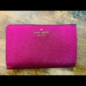 Kate Spade Lola Glitter Medium Compact Wallet